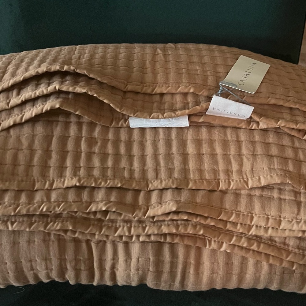 Casaluna Quilted Queen size in Terracotta